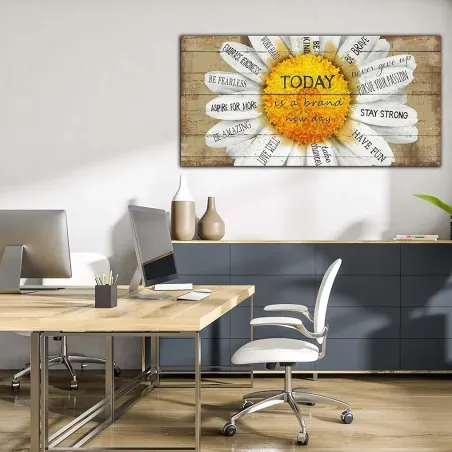 Product Copy for Daisy Motivational Wall Art