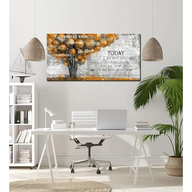Inspirational Tree Canvas Art