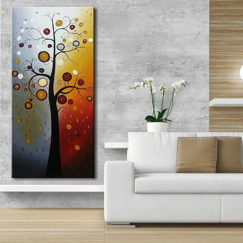 Hand-Painted Tree of Life Art