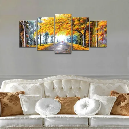 Autumn Love 5-Piece Wall Art