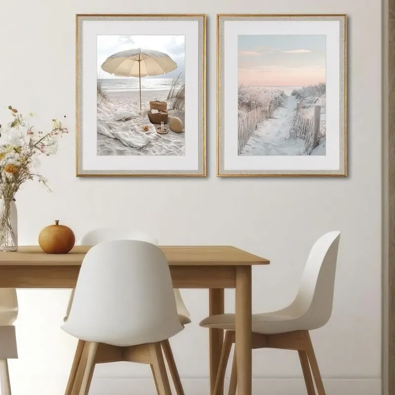 Beach & Surf Framed Art Set