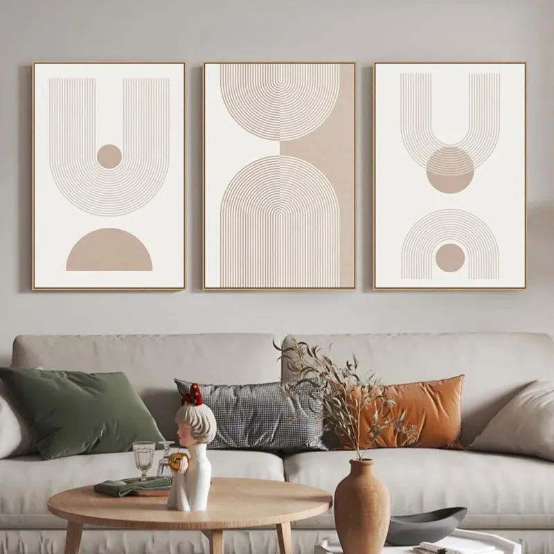 3-Piece Boho Abstract Wall Art
