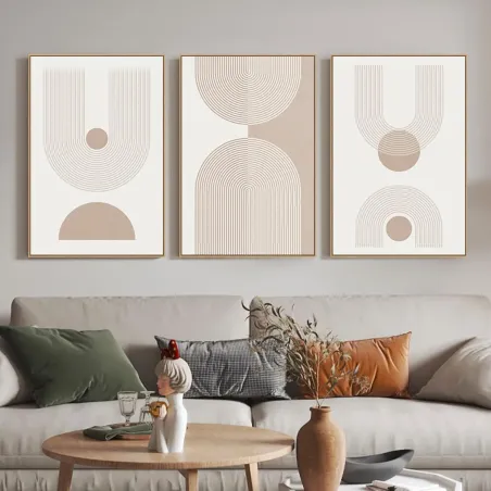 3-Piece Boho Abstract Wall Art