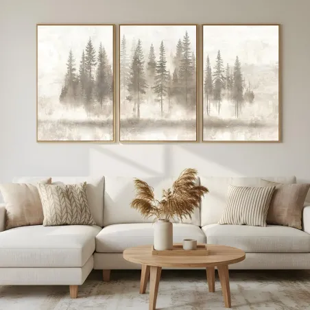 Abstract Pine Forest Set