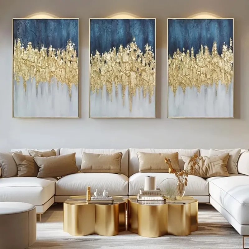 Abstract Textured Art Set of 3