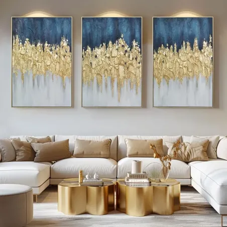 Abstract Textured Art Set of 3