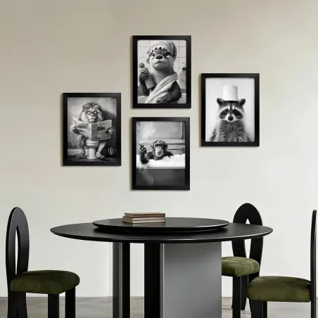 Funny Animal Canvas Wall Art