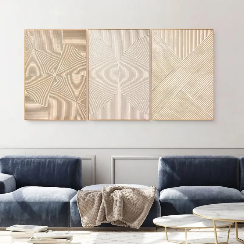 Textured 3D Canvas Set