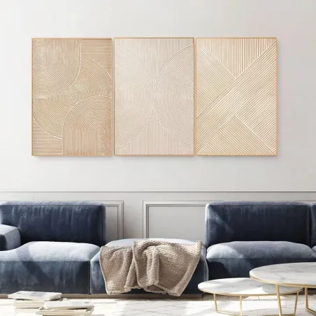 Textured 3D Canvas Set