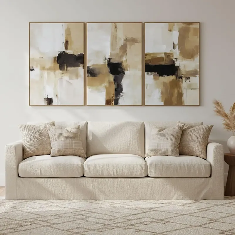 Large Neutral Abstract Set