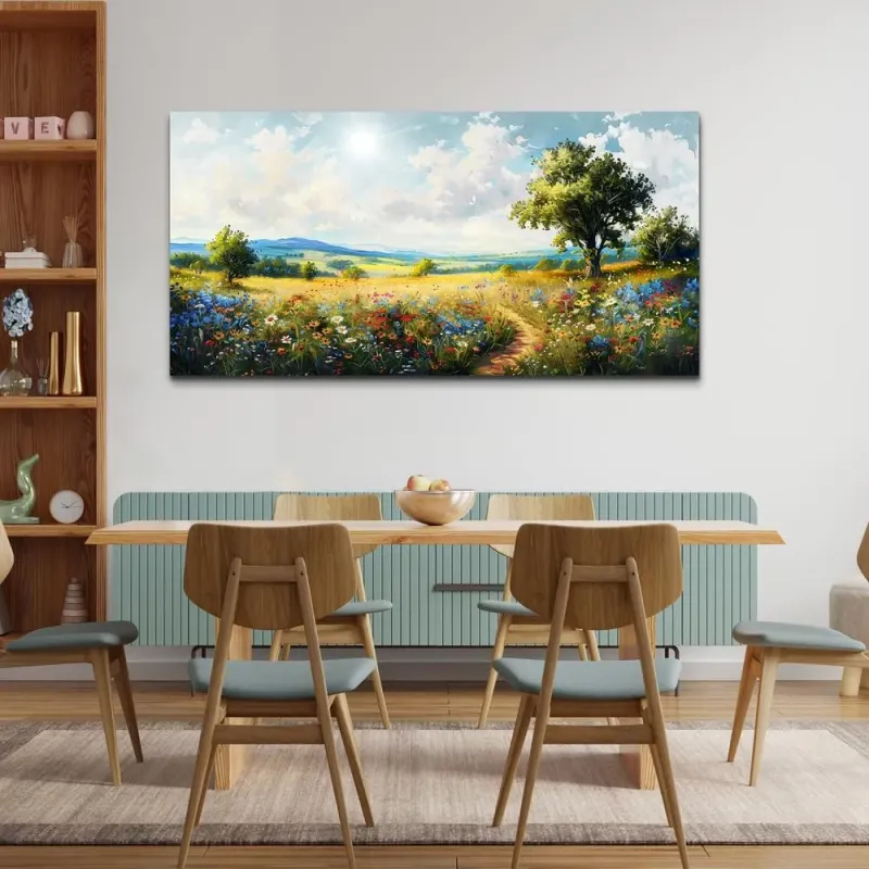 Spring Meadow Canvas Wall Art