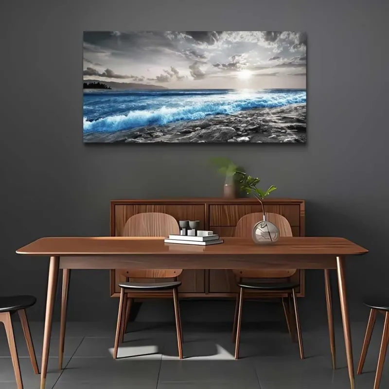 Ocean Sunset Canvas Wall Art