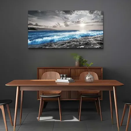 Ocean Sunset Canvas Wall Art