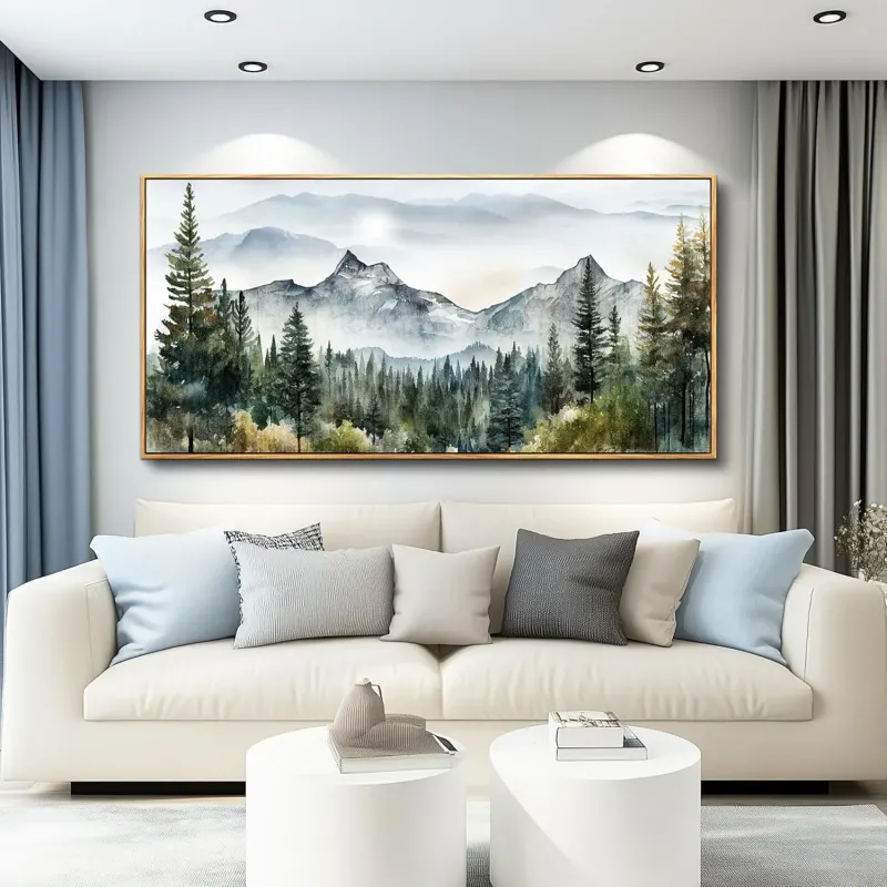 Mountain Mist Canvas Wall Art