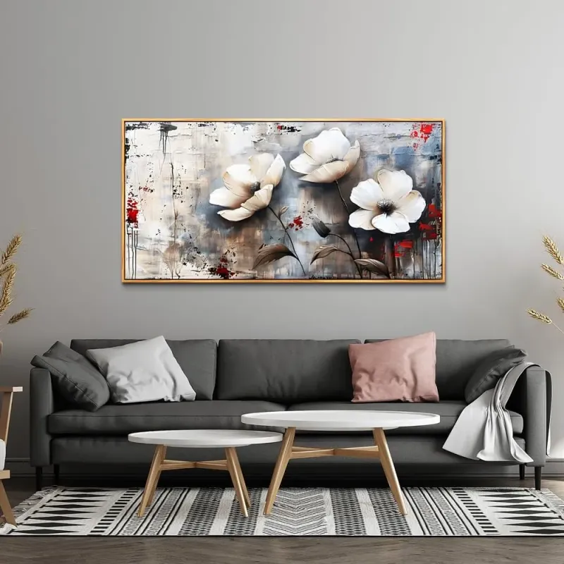 Modern Floral Canvas Wall Art