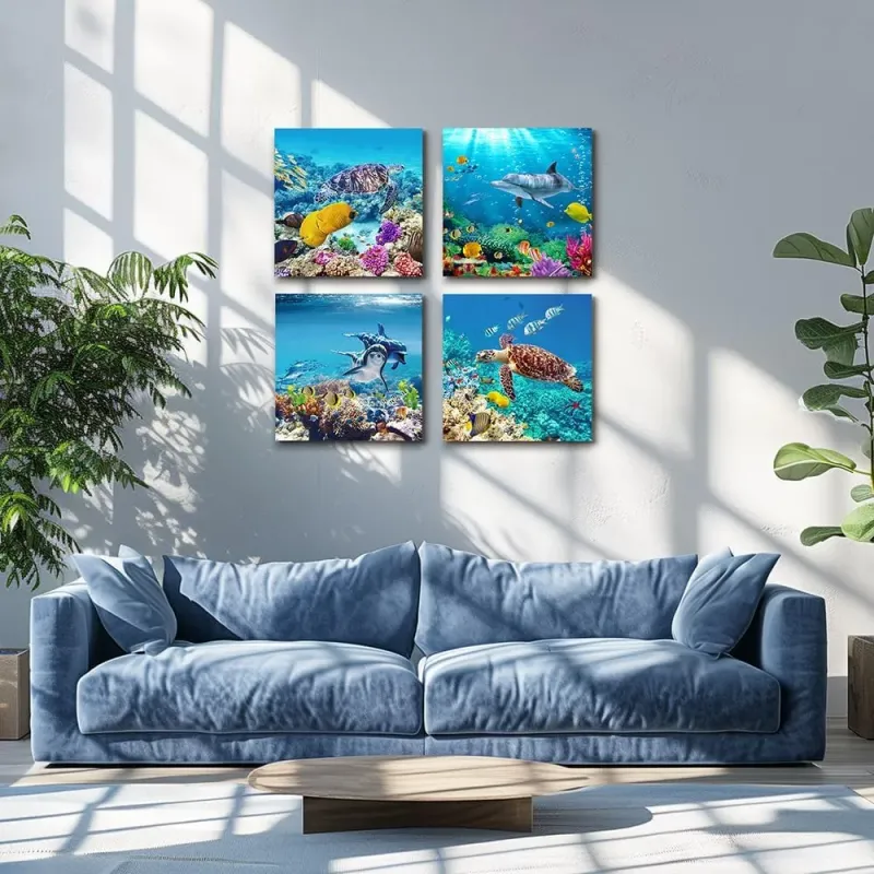 Ocean Life Canvas Art